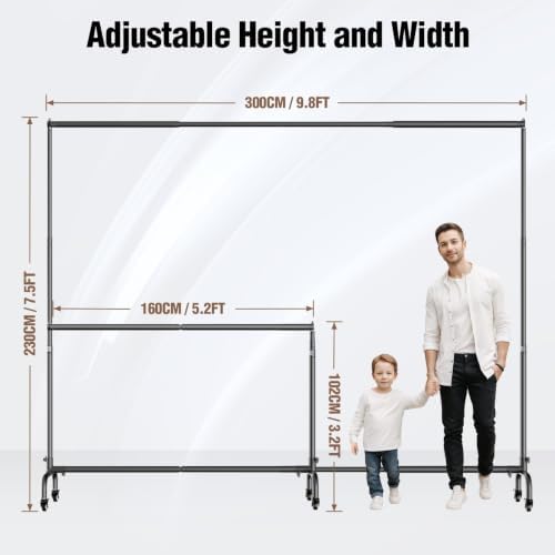10 x7.5ft Rolling Backdrop Stand with Wheels, Adjustable and Moveable in 10 x7.5ft, alternate view 2