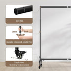 10 x7.5ft Rolling Backdrop Stand with Wheels, Adjustable and Moveable in 10 x7.5ft, alternate view 3
