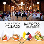 100 4-in Tear Drop Mini Appetizer Plates, White in 4"x2" in White (100 dishes), alternate view 5
