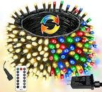 100 LED 42.8FT Connectable Color Changing Christmas Light with Remote Timer