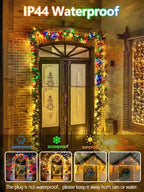 100 LED 42.8FT Connectable Color Changing Christmas Light with Remote Timer, alternate view 4
