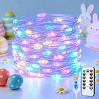 100 LED Easter Fairy Lights Indoor Pastel Christmas Lights USB