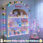 100 LED Easter Fairy Lights Indoor Pastel Christmas Lights USB, alternate view 3
