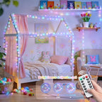 100 LED Easter Fairy Lights Indoor Pastel Christmas Lights USB, alternate view 5