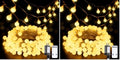 100 LED Globe String Lights Indoor Bedroom, 33ft Classroom Lights (Pack of 2)