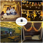 100 LED Globe String Lights Indoor Bedroom, 33ft Classroom Lights (Pack of 2), alternate view 4