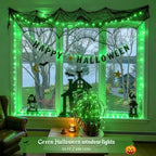 100 LED Green Halloween Fairy Lights Plug in with Remote, alternate view 4