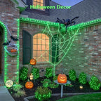 100 LED Green Halloween Fairy Lights Plug in with Remote, alternate view 6
