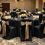 100 Pack Chair Covers for Dining Chairs, Polyester Spandex Chair Cover Stretch Slipcovers for Banquet, Wedding, alternate