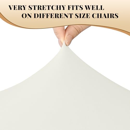 100 Pack Chair Covers for Folding Chairs, Polyester Spandex Chair Cover Stretch Slipcovers for Banquet, Wedding, alternate