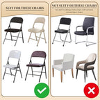 100 Pack Chair Covers for Folding Chairs, Polyester Spandex Chair Cover Stretch Slipcovers for Banquet, Wedding, alternate