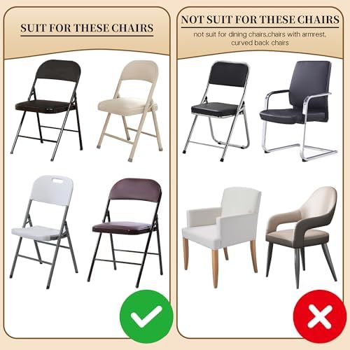 100 Pack Chair Covers for Folding Chairs, Polyester Spandex Chair Cover Stretch Slipcovers for Banquet, Wedding, alternate
