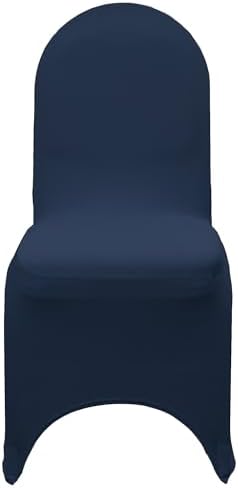 100 Pack Stretch Spandex Banquet Chair Covers - Navy Blue, Wedding Slip Covers, Premium Quality Chair Cover in, alternate