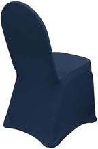 100 Pack Stretch Spandex Banquet Chair Covers - Navy Blue, Wedding Slip Covers, Premium Quality Chair Cover in, alternate