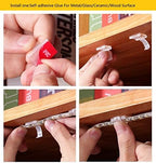 100 Pack Strip Light Clips LED Strip Light Mounting Clip for 8-10mm IP20/65, alternate view 4