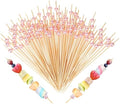 100 Pcs 6 Inch Long Pink Pearl Skewers Cocktail Picks, Party Favors in Pink