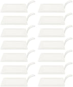100 Pcs Mini Square Cake Boards, 3.74 x 2.95 Inch White Dessert Bases for Mousse Cakes, Pastries, Cupcakes and