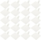 100 Pcs Mini Square Cake Boards, 3.74 x 2.95 Inch White Dessert Bases for Mousse Cakes, Pastries, Cupcakes and, alternate