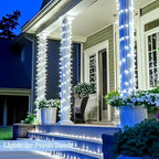 1000 LED White Christmas String Lights Outdoor with Remote, alternate view 4