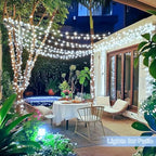 1000 LED White Christmas String Lights Outdoor with Remote, alternate view 5
