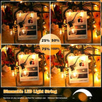 100ft Outdoor G40 LED Globe String Lights Dimmable Waterproof Shatterproof Light Strings with 52 Bulbs, alternate view 5