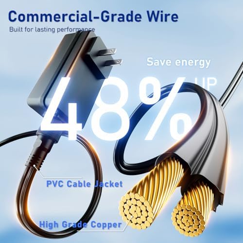 100FT Outdoor String Lights with Remote & Dimmable, 35+1 Shatterproof Waterproof Bulbs, Dimmable Outside Hanging, alternate