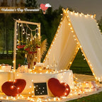 100ft Warm White Globe String Lights Indoor Outdoor Waterproof with Remote, alternate view 3