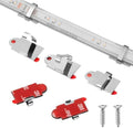 100Pack Two Fixation LED Strip Light Holder Clips for 10-17mm Width IP67/68