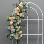 100PCS Artificial Hydrangea Flowers, Fake Flowers Silk Hydrangea Full Flowers Heads with Stems for Wedding Home, alternate