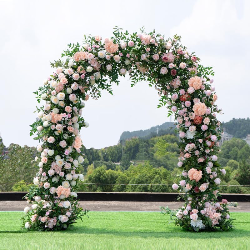 100PCS Artificial Hydrangea Flowers, Fake Flowers Silk Hydrangea Full Flowers Heads with Stems for Wedding Home, alternate