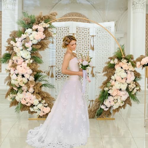 100PCS Artificial Hydrangea Flowers, Fake Flowers Silk Hydrangea Full Flowers Heads with Stems for Wedding Home, alternate