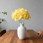 100PCS Artificial Hydrangea Flowers, Fake Flowers Silk Hydrangea Full Flowers Heads with Stems for Wedding Home, alternate