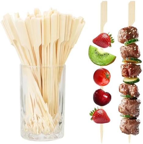 100PCS Cocktail Picks, Fancy Picks for Appetizers, Decorative Skewers for Appetizers Drinks Party Fruit, 10 Inch
