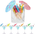 100PCS Cocktail Picks, Fancy Toothpicks for Appetizers, Decorative Skewers for Appetizers Drinks Party Fruit