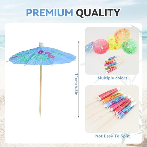 100PCS Cocktail Picks, Fancy Toothpicks for Appetizers, Decorative Skewers for Appetizers Drinks Party Fruit, alternate view