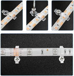 100Pcs Strip Light Mounting Brackets, Outdoor LED Strip Light Mounting Clips, alternate view 5