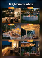 101FT Outdoor String Lights S14 LED Waterproof Patio Lights, alternate view 4