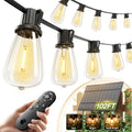 102FT(96+6) Solar String Lights Outdoor, Waterproof Dimmable 30+2 LED