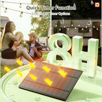 102FT(96+6) Solar String Lights Outdoor, Waterproof Dimmable 30+2 LED, alternate view 6
