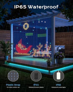 1040 RGB LED Smart Curtain Lights with APP Control, 9.8x6.6Ft in 9.8x6.6Ft in 1040LED-RGB, alternate view 4