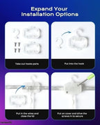 1040 RGB LED Smart Curtain Lights with APP Control, 9.8x6.6Ft in 9.8x6.6Ft in 1040LED-RGB, alternate view 6