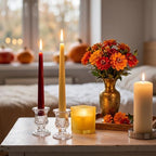 108 Pack Glass Candlestick Holders Bulk 2.5 Inch Taper Candle Holders Small Ritual Candle Stand Table, alternate view 7
