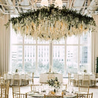 108Pcs Artificial Wisteria Flowers 3.6 Feet/Piece White Dense Artificial Fake Wisteria Vine Ratta Hanging, alternate view 7