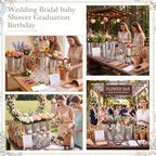 109 Pcs DIY Bloom Bar Flower Supplies Kit Wedding, Glass Vase, alternate view 6