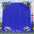 10ft×12ft Royal Blue Backdrop Curtain for Wedding Parties, Wrinkle Free Polyester Photo Backdrop Drapes for Baby