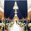 10ft×15ft Navy Blue Backdrop Curtain for Wedding Parties