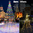 10Ft Color Changing Christmas Tree Lights - Warm to Multicolor, alternate view 3