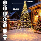 10Ft Color Changing Christmas Tree Lights - Warm to Multicolor, alternate view 6