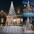 10Ft Color Changing Christmas Tree Lights - White to Multicolor