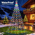 10Ft Color Changing Christmas Tree Lights - White to Multicolor, alternate view 5